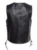 JTS Laced Sided Leather Waistcoat